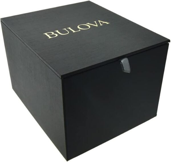 Bulova Men's Wilton 21-Jewel Watch, 60hr Power Reserve, Luminous Hands, Roman Numerals, Domed Sapphire Crystal GOLD