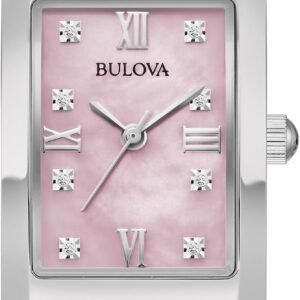 Bulova Ladies' Classic Diamond Two-Tone Stainless Steel 3-Hand Quartz Watch