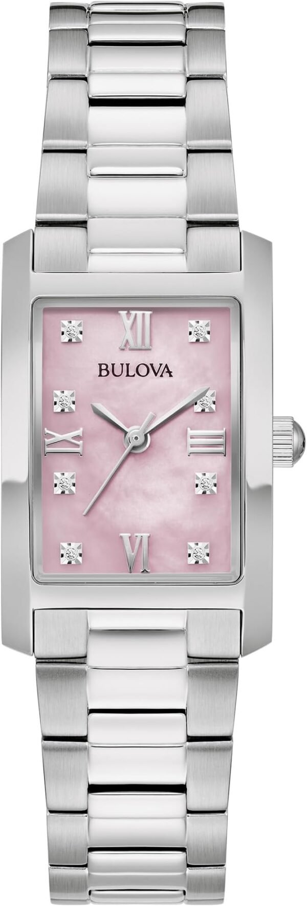 Bulova Ladies' Classic Diamond Two-Tone Stainless Steel 3-Hand Quartz Watch
