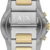 A|X Armani Exchange Chronograph Dress Watch for Men with Stainless Steel, Silicone band.
