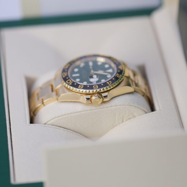 Rolex Gmt-Master Ii 18K Yellow Gold Green Dial 40Mm 116718