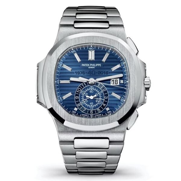 Luxury Patek Philippe Nautilus White Gold 5740-1G-001 With Blue Sunburst Dial