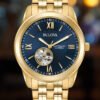 3d8567ce-fbfa-41a0-8734-43c6ef7c8536.__CR0,0,1464,600_PT0_SX1464_V1___ Bulova Men's Classic 3 Hand Automatic Gold Stainless Steel Watch