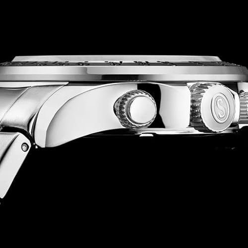 41cjKfrNjyL._AC_SY500_ Stührling Original Men’s Chronograph Watch Stainless Steel Bracelet with Screw Down Crown and Water Resistant to 100 M. Analog Dial Quartz Movement