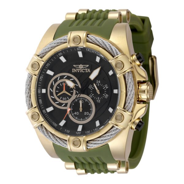 Invicta Bolt Men's Watch - 52mm, Green, Gold