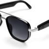 Smart glasses，Bluetooth headphone Sunglasses Aviator Stylish Wireless Fashion Glasses for Working&Outdoor