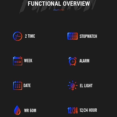 Men's Colorful Watches Sports Outdoor 55mm Large Face Camouflage 50M Waterproof Military Wrist Watch Tactical Date Multi Function LED Alarm Rugged Wristwatch for Training Hiking Adventure