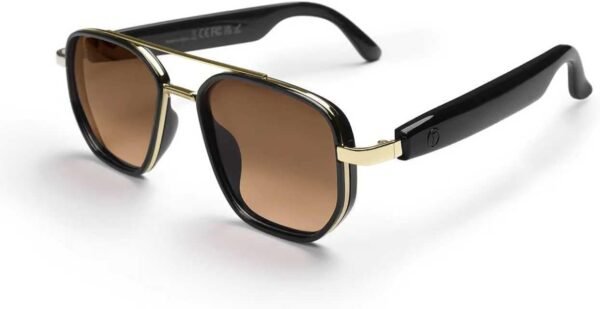 Smart glasses，Bluetooth headphone Sunglasses Aviator Stylish Wireless Fashion Glasses for Working&Outdoor