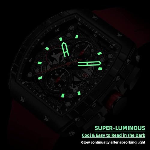 Mini Focus Men's Watch Fashion Sport Wrist Watches (Chronograph/Waterproof/Luminous/Calendar) Silicon Strap Quartz Watch for Men