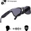 sunshine AI Translation Bluetooth Glasses with 164 Languages Dual-Ear Free Talk simultaneous Interpretation