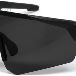 Polarized Bluetooth Sunglasses for Men and women,Sport Smart Glasses Open Ear Music Speakers,Built-in Mic,UV Protection Running Baseball Sunglasses, Cycling Glasses(Black)