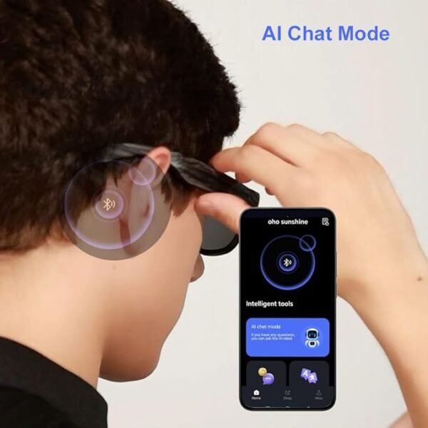 sunshine AI Translation Bluetooth Glasses with 164 Languages Dual-Ear Free Talk simultaneous Interpretation