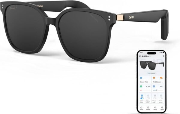 AI Sunglasses, AI Real-time Translation with 147 Languages, Smart Nylon Polarized Sunglasses，Bluetooth Glasses for Women and Men with Speaker, Music Glasses, 11H Battery Life, Voice Control