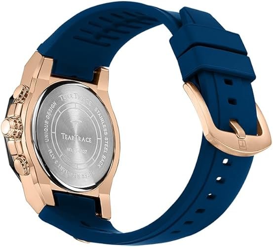 Watches for Men Luxury Quartz Casual Chronograph 3ATM Waterproof Sport Wrist Watches Multifunctional with Silicone Strap Mens Watches