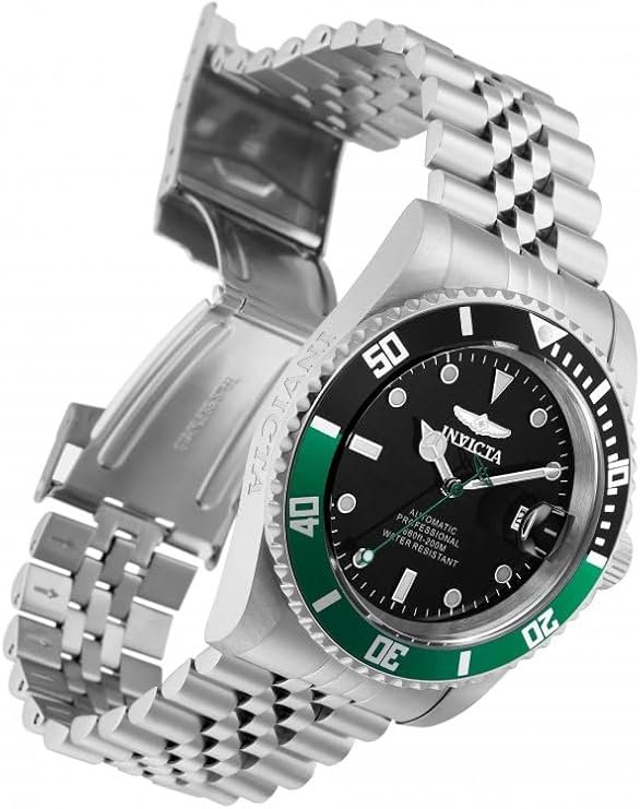 51ojP15loRL._AC_SY741_ Invicta Men's Pro Diver Automatic Watch with Stainless Steel Band, Silver