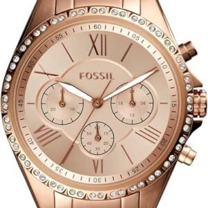 Fossil Women's Modern Courier Stainless Steel Chronograph Dress Quartz Watch