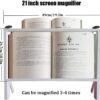 Laptop Screen Magnifier Computer Screen Magnifier Foldable Laptop Screen magnifyingnifier Suitable for Seniors Reading Close Work and See a Movie