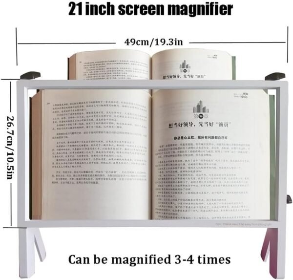 Laptop Screen Magnifier Computer Screen Magnifier Foldable Laptop Screen magnifyingnifier Suitable for Seniors Reading Close Work and See a Movie