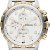 Fossil Men's Dean Quartz Stainless Steel Chronograph Watch