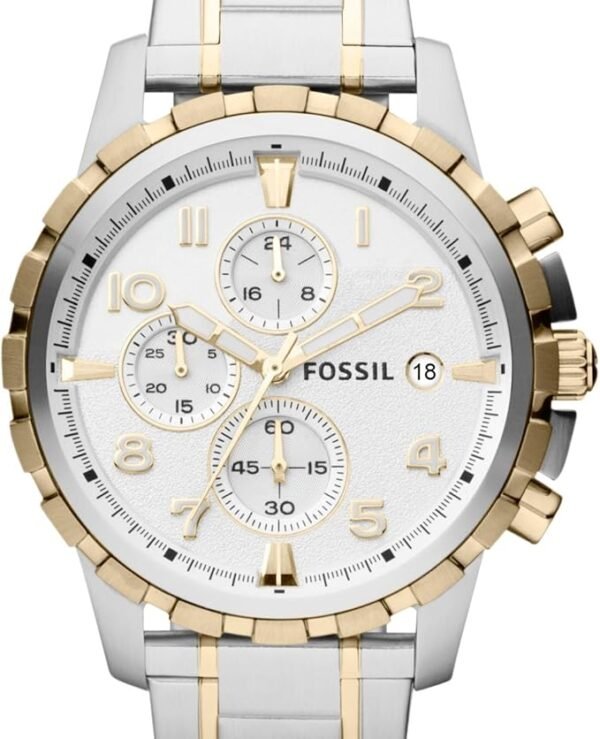Fossil Men's Dean Quartz Stainless Steel Chronograph Watch