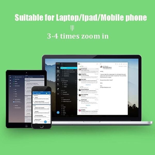 Laptop Screen Magnifier Computer Screen Magnifier Foldable Laptop Screen magnifyingnifier Suitable for Seniors Reading Close Work and See a Movie