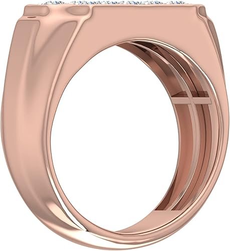 1 Carat Men's Diamond Wedding Band Ring in 14K Gold (I1-I2 Clarity)