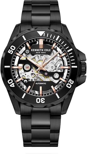 Kenneth Cole New York Luxury Watch for Men, Automatic Movement, Water Resistant, Sophisticated executive watch