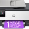 HP OfficeJet Pro 8139e Wireless All-in-One Color Inkjet Printer, Print, scan, Copy, fax, ADF, Duplex Printing Best-for-Home Office, 1 Year Instant Ink Trial Included