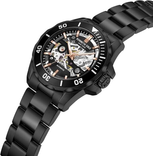 Kenneth Cole New York Luxury Watch for Men, Automatic Movement, Water Resistant, Sophisticated executive watch
