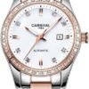 61rJa1oKk4L._AC_SY695_ Women's Diamond Automatic Mechanical Rose Gold Stainless Steel Sapphire Waterproof Lady's Elegant White Watch