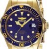 61sA1z+IstL._AC_SY741_ Invicta INVICTA Men's "Pro Diver" 18k Gold Ion-Plated Bracelet Watch