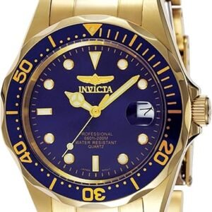 Invicta INVICTA Men's "Pro Diver" 18k Gold Ion-Plated Bracelet Watch
