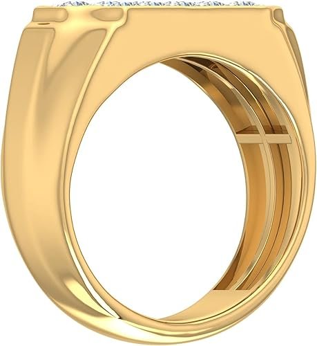 1 Carat Men's Diamond Wedding Band Ring in 14K Gold (I1-I2 Clarity)