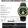 Diella Luxury Watches for Men and Women with Japanese Quartz Movement,Date Luminous, Waterproof