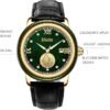 Diella Luxury Watches for Men and Women with Japanese Quartz Movement,Date Luminous, Waterproof