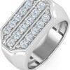 1 Carat Men's Diamond Wedding Band Ring in 14K Gold (I1-I2 Clarity)
