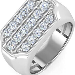 1 Carat Men's Diamond Wedding Band Ring in 14K Gold (I1-I2 Clarity)