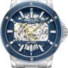 Kenneth Cole New York Men's Watch - Luxury, Stainless Steel, Automatic, Water-Resistant, Sleek Design Analog Watch with Skeleton Transparent Dial for Men