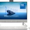 Dell 24 All-in-One Desktop ec24250-23.8-inch FHD Touch Display, Intel Core 5 Processor 120U, Intel Graphics, 16GB DDR5 RAM, 512GB SSD, Windows 11 Home, Onsite Service+6 Months Retail Migrate - White