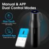 VSITOO 15 oz Smart Self-Cleaning Water Bottle,Stainless Steel Vacuum Flask,BPA-Free, One-Touch Clean,30-Day Battery, Magnetic Charging,Portable Bottle for Travel,Gym or Office,White
