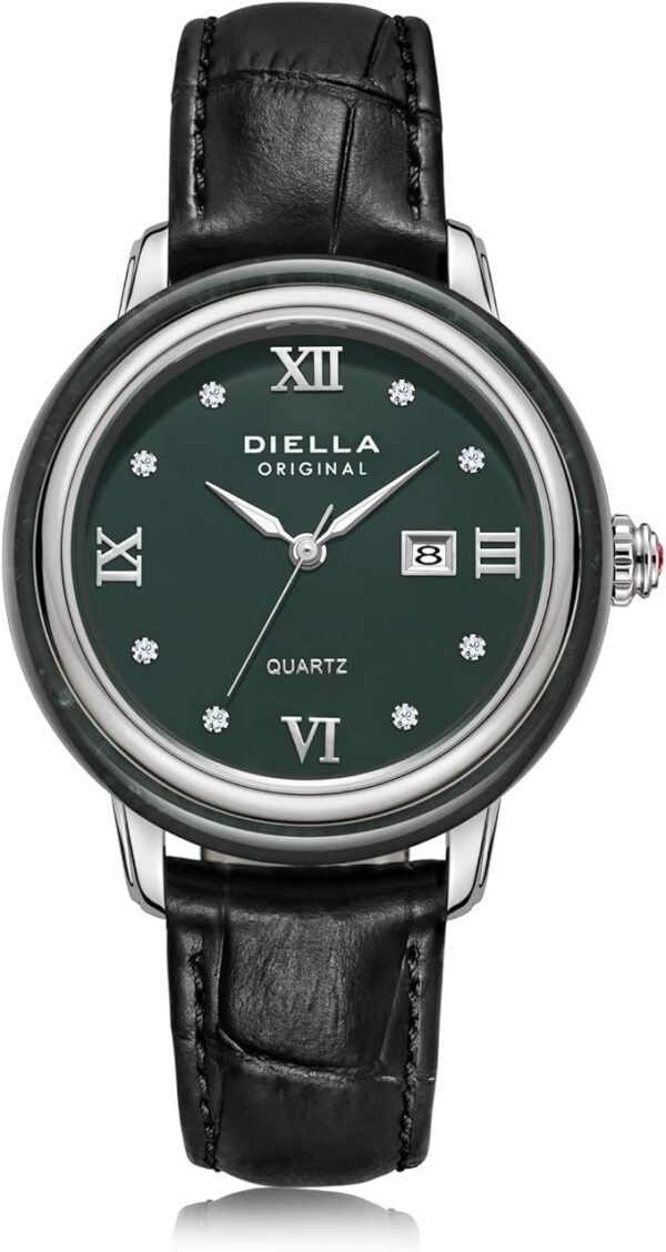 Diella Luxury Watches for Men and Women with Japanese Quartz Movement,Date Luminous, Waterproof