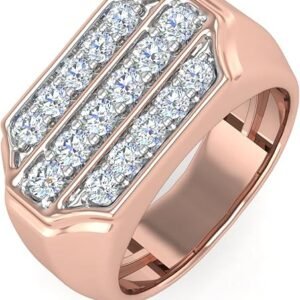 1 Carat Men's Diamond Wedding Band Ring in 14K Gold (I1-I2 Clarity)