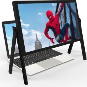 21" Screen Magnifier, Laptop Computer Screen Magnifier Expanders with Bracket Magnifiers Ultra-Clear Projector Screen Magnifying Portable Amplifier Desktop for Seniors Reading