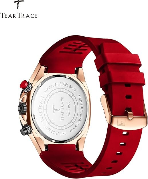 Watches for Men Luxury Quartz Casual Chronograph 3ATM Waterproof Sport Wrist Watches Multifunctional with Silicone Strap Mens Watches