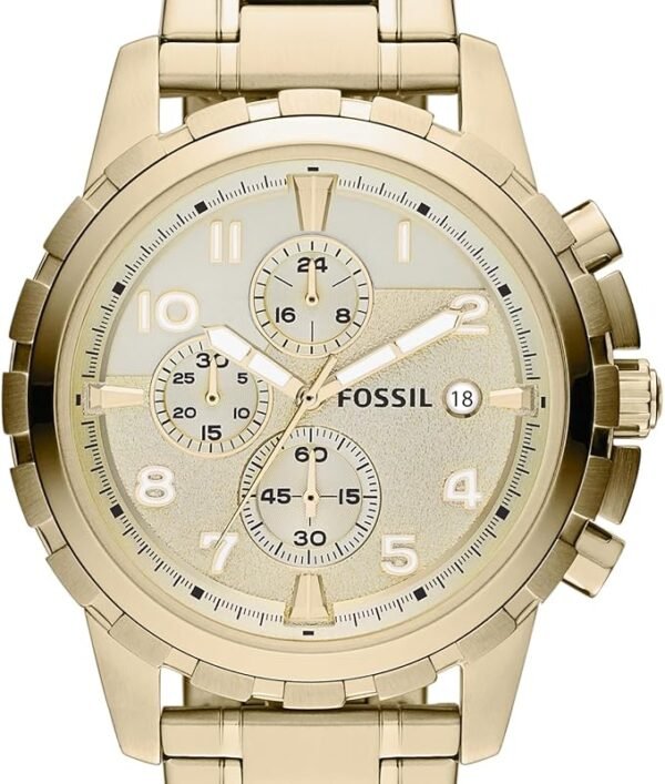 Fossil Men's Dean Quartz Stainless Steel Chronograph Watch