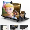 20" Screen Magnifier for Cell Phone,Fanlory 3D HD Magnifying Projector Screen Enlarger for Movies, Videos and Gaming, Foldable Phone Stand with Screen Amplifier,Compatible with All Smartphones