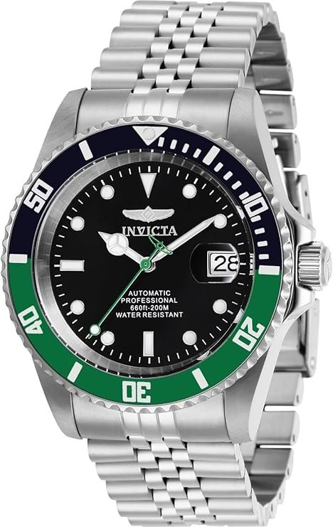 71bft-B51fL._AC_SY741_ Invicta Men's Pro Diver Automatic Watch with Stainless Steel Band, Silver