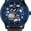 Tommy Hilfiger Men's Automatic Watch – Stainless Steel, 5 ATM Water Resistant, Modern Stylish Timepiece