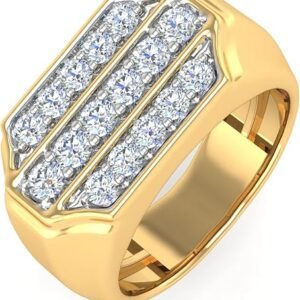1 Carat Men's Diamond Wedding Band Ring in 14K Gold (I1-I2 Clarity)