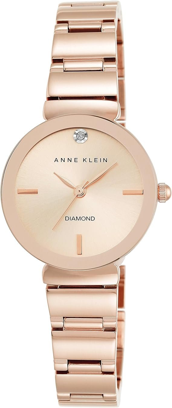 Anne Klein Women's Genuine Diamond Dial Bracelet Watch